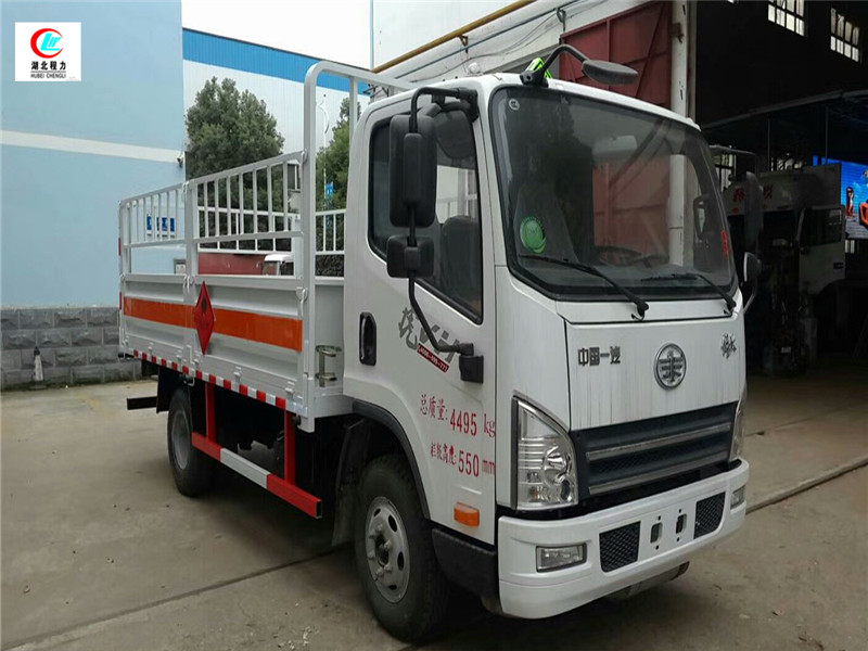 解放4.1米氣瓶運輸車【二類 藍牌】