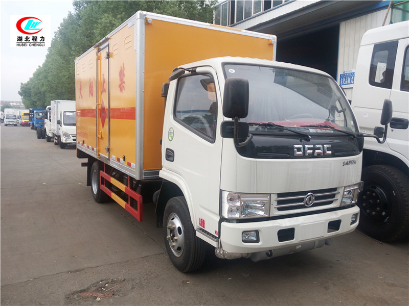 東風(fēng)4.1米易燃氣體廂式運輸車【二類 藍牌】