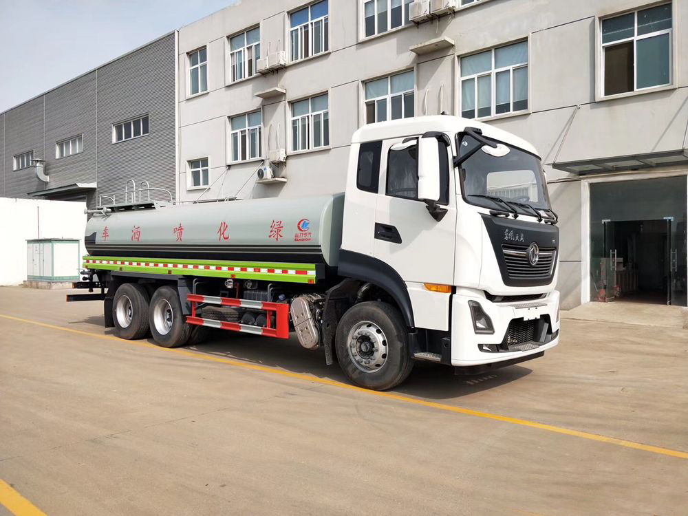 國六【18立方】東風天龍后雙橋 灑水車