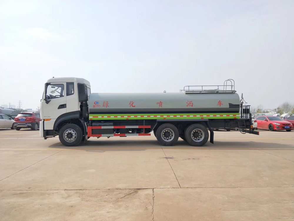 國六【18立方】東風天龍后雙橋 灑水車